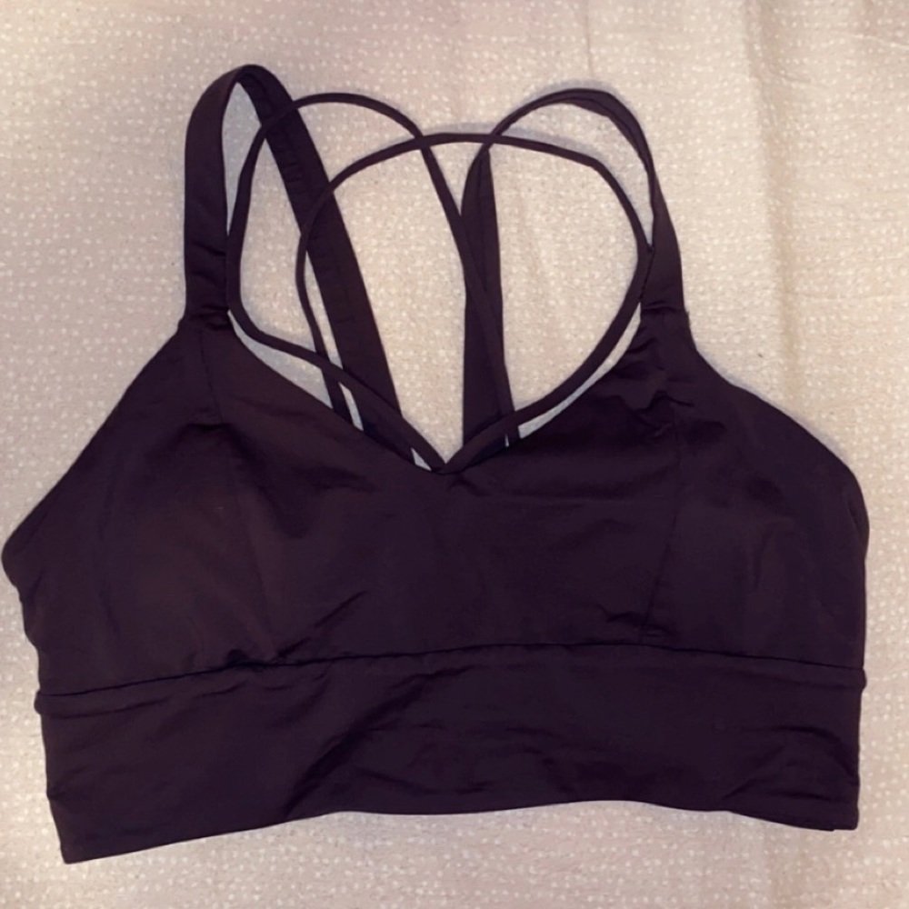 strappy lululemon sports bra